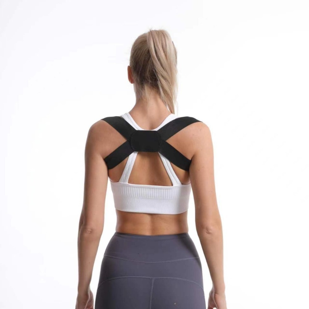 Posture Corrector Back - 通気性のある姿勢矯正器、目に見えない矯正バックサポート、肩ベルト、快適で調節可能