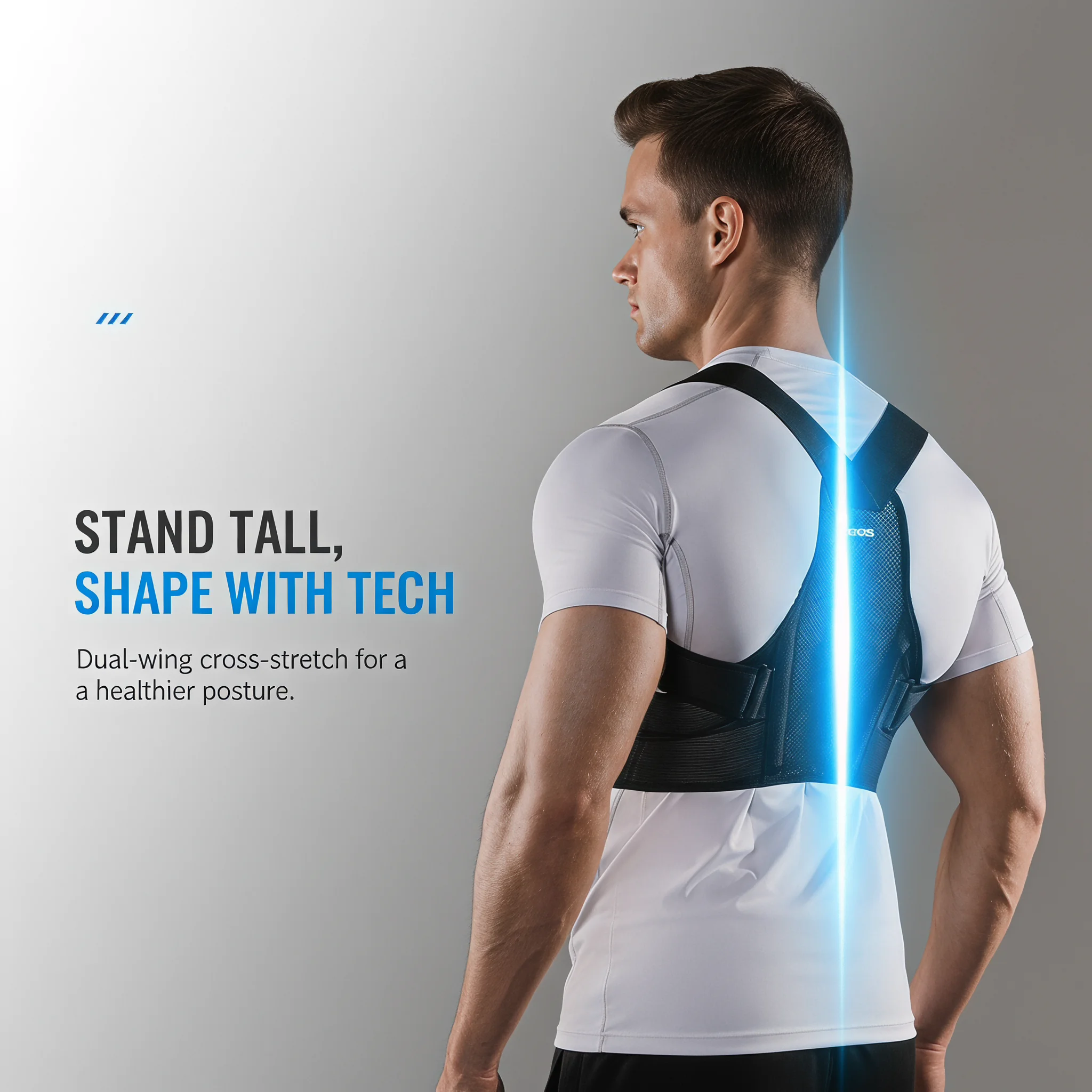 VBOSI調整可能な姿勢矯正器、通気性メッシュバックショルダ - Posture Corrector Back のレビューと価格